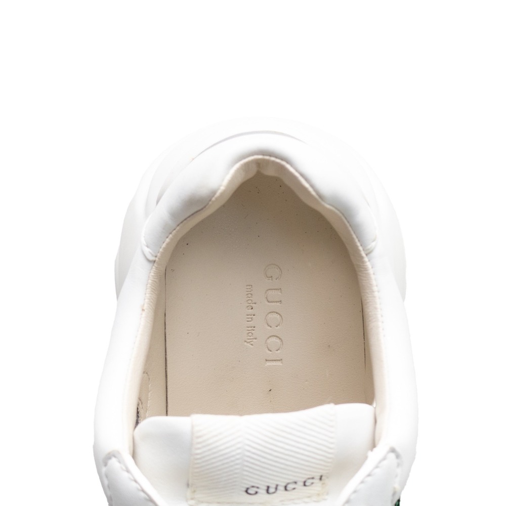 Authentic Gucci Rhyton Off The Grid Sneakers White Green Red Size EU 35 US 5 - Picture 10 of 14